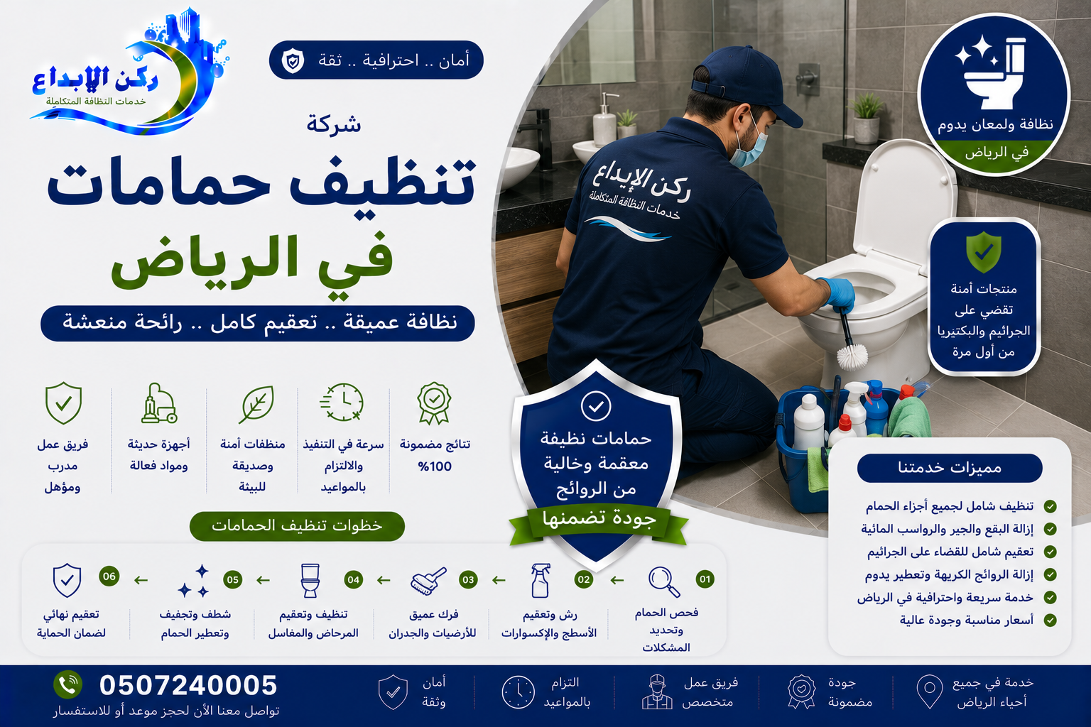 شركة تنظيف حمامات بالرياض