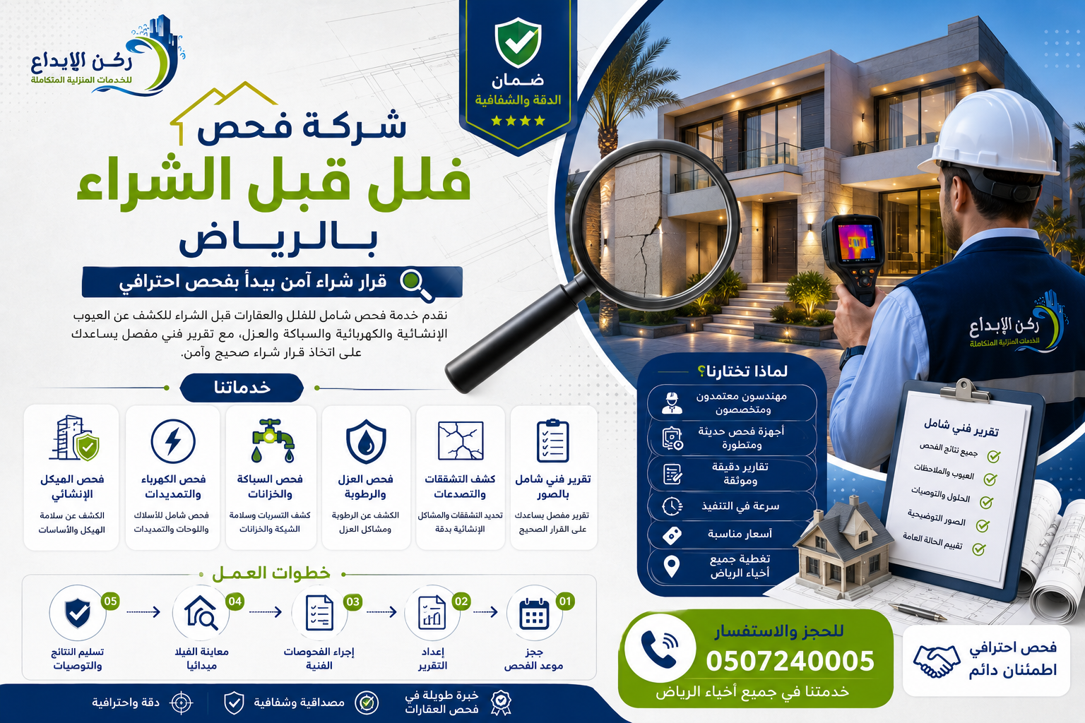 شركة فحص فلل قبل الشراء بالرياض