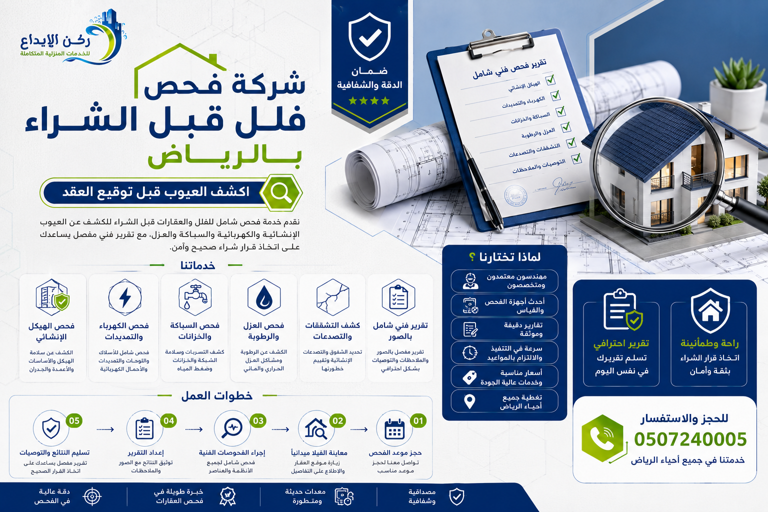 شركة فحص فلل قبل الشراء بالرياض