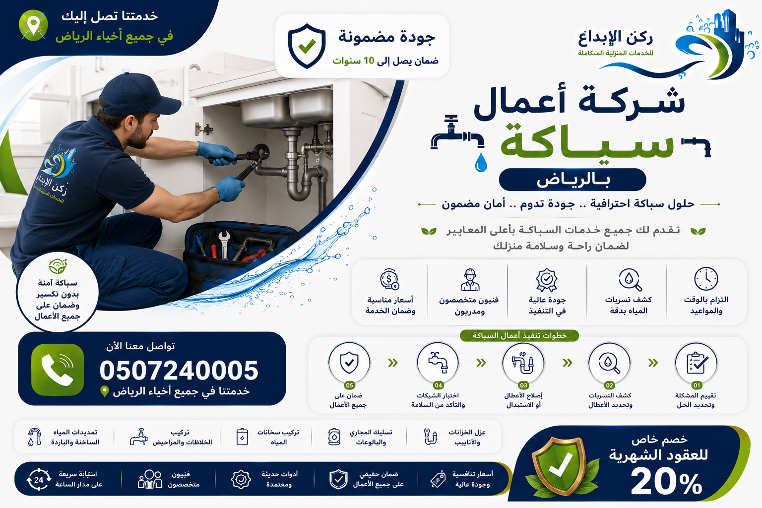 شركة اعمال سباكة بالرياض