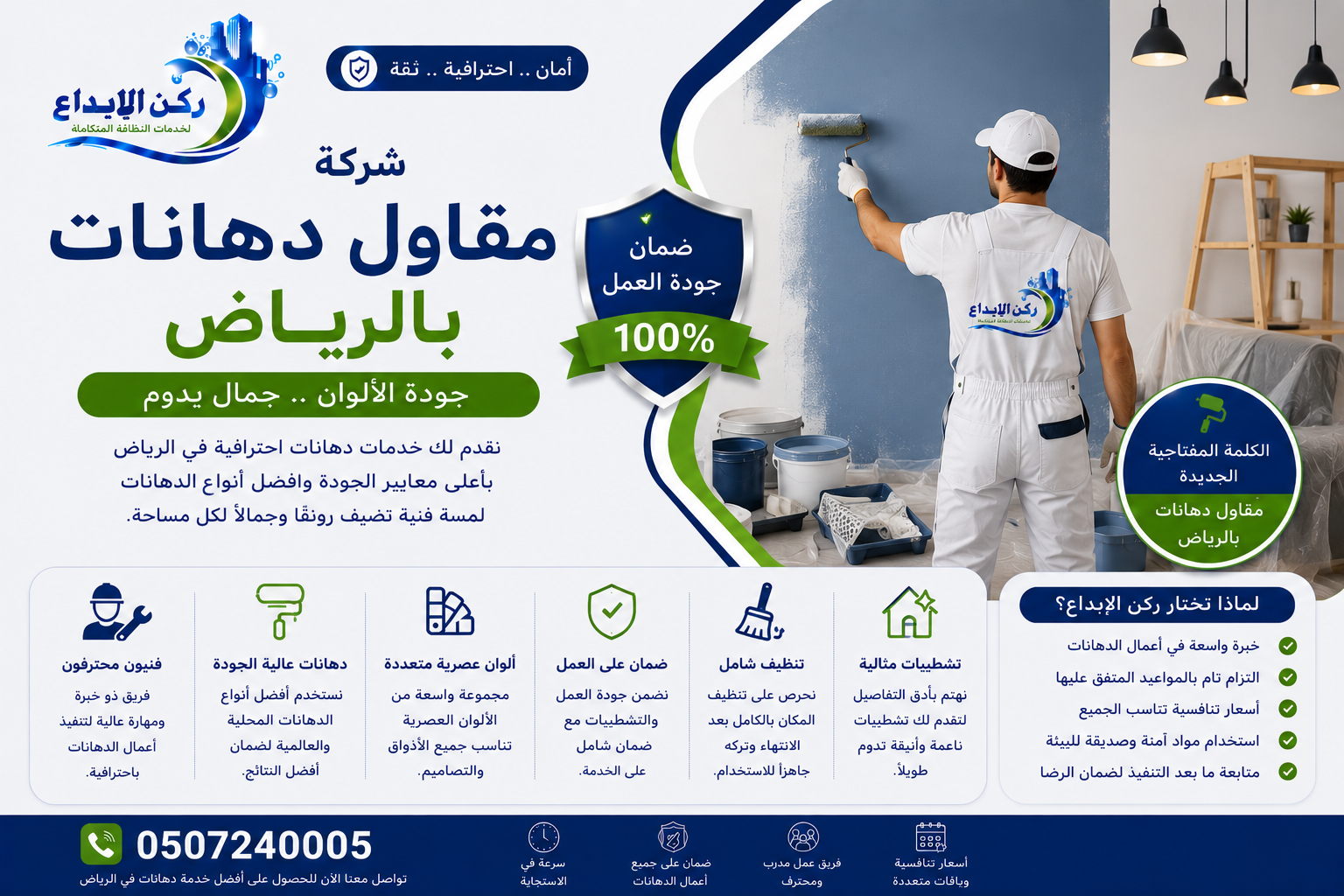 مقاول دهانات بالرياض