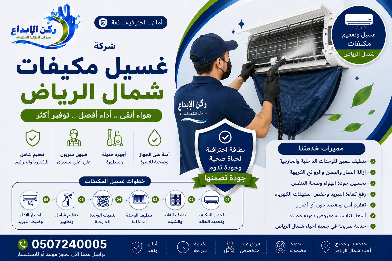 شركة غسيل مكيفات شمال الرياض