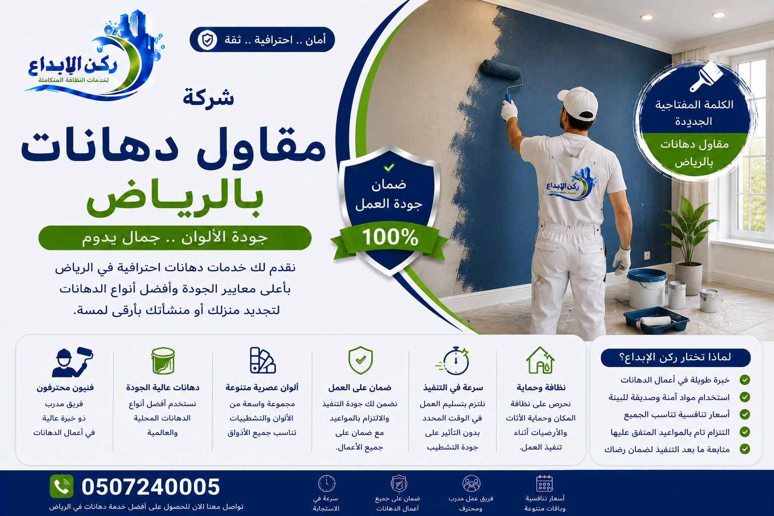مقاول دهانات بالرياض
