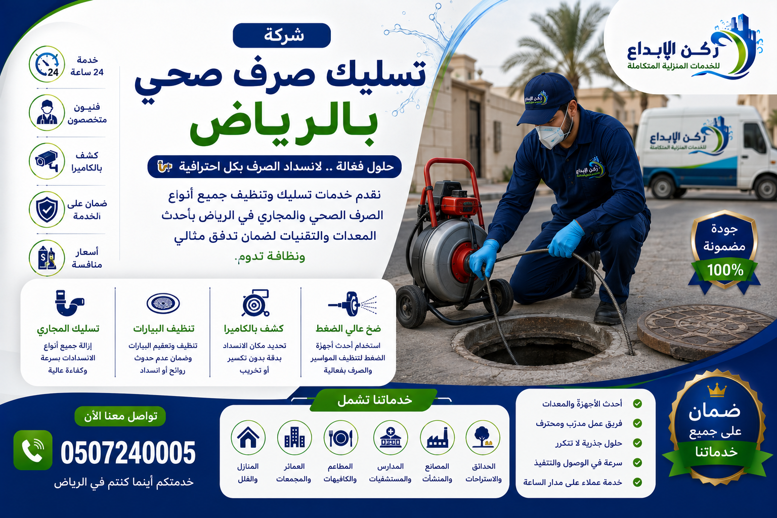 شركة تسليك صرف صحي بالرياض