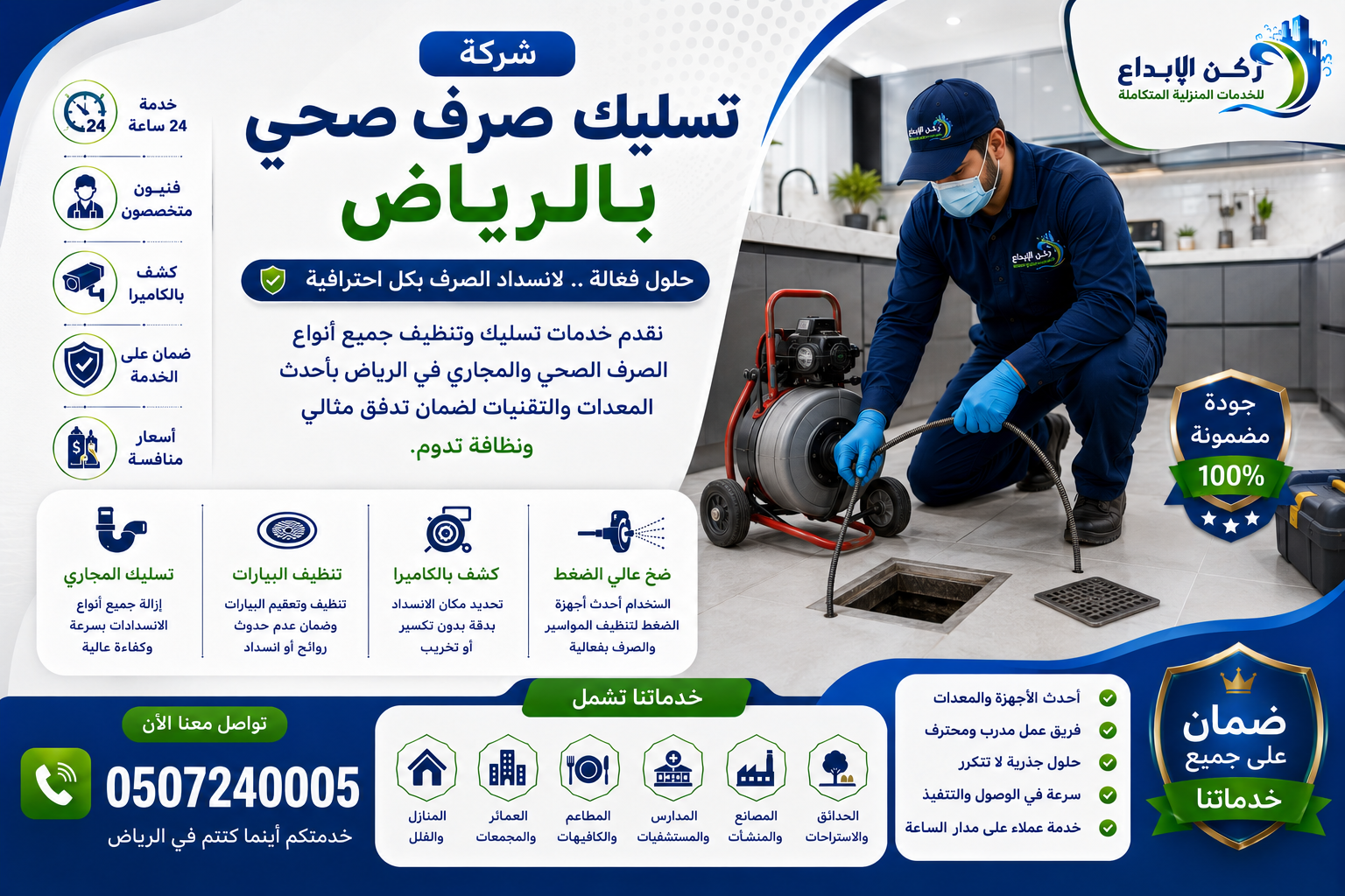 شركة تسليك صرف صحي بالرياض