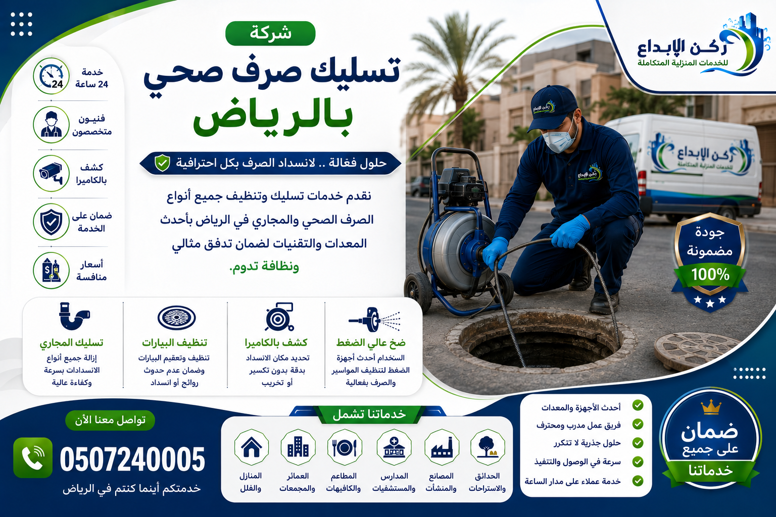 شركة تسليك صرف صحي بالرياض
