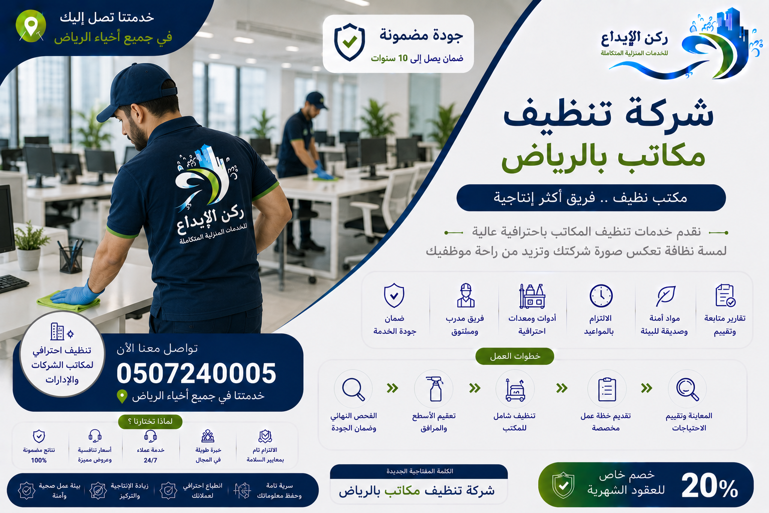 شركة تنظيف مكاتب بالرياض
