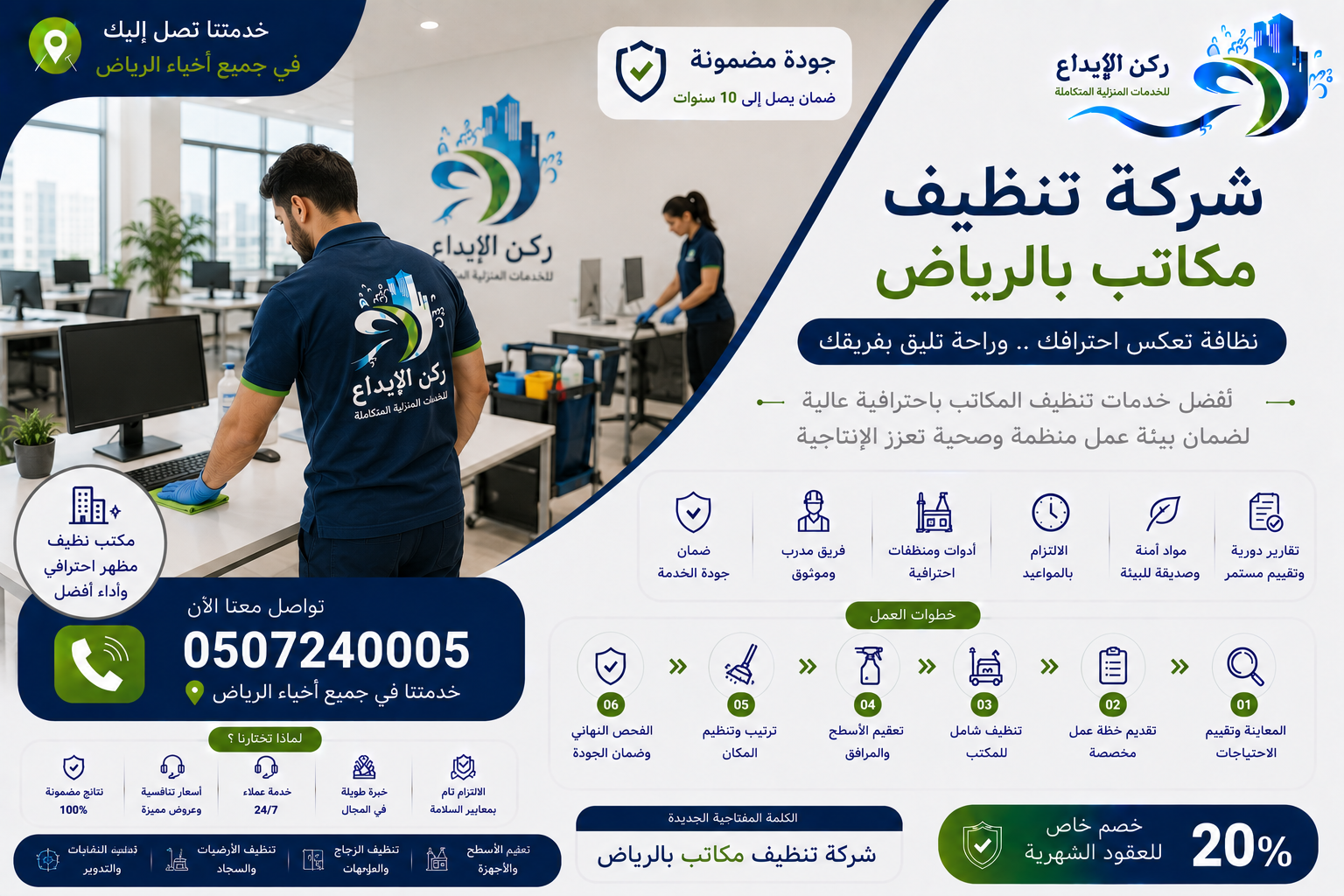 شركة تنظيف مكاتب بالرياض